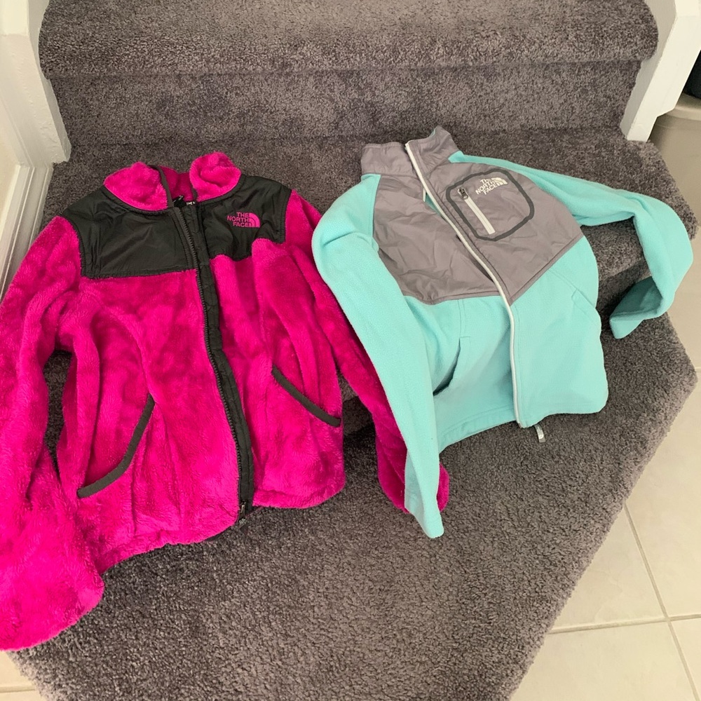 Medium Child North Face jackets